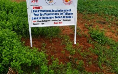 Améliorer durablement les conditions de vie par l’accès à l’eau potable et à l’assainissement